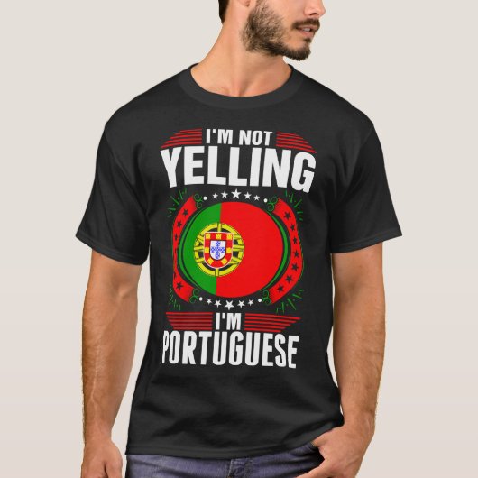 Im Yelling me Portugese shirt (Voorkant)