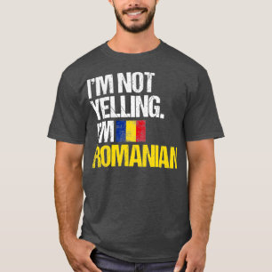 Im Yelling me Roemeens T-shirt