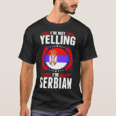 Im Yelling me Servisch T-shirt (Voorkant)
