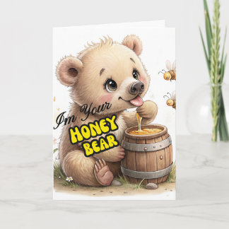 IM your Honey Bear Feestdagen Kaart