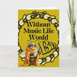 IM Your Morning Honey Bee Feestdagen Kaart