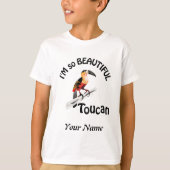 IM ZODANIG BEAUTIEF TOUCAN GEÏNTEGREERD T-SHIRT (Voorkant)