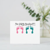 IM ZWANGER.png Aankondigingskaart (Staand voorkant)