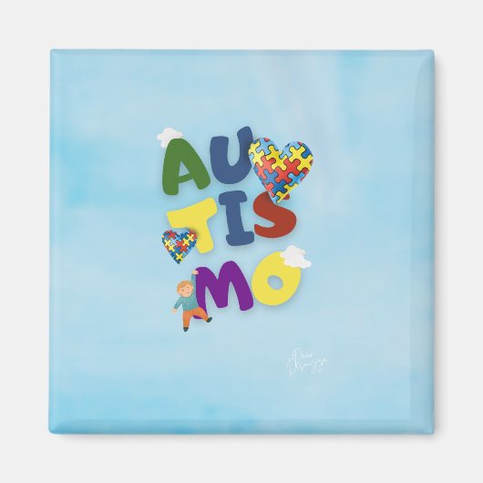 Imã Autismo Magneet (Voorkant)