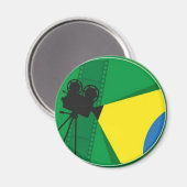 Imã Cinema Brasileiro 🇧🇷 Magneet (Voorkant / Achterkant)