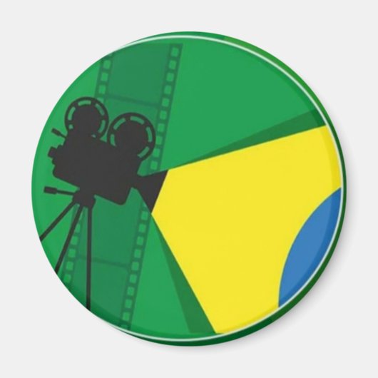 Imã Cinema Brasileiro 🇧🇷 Magneet (Voorkant)