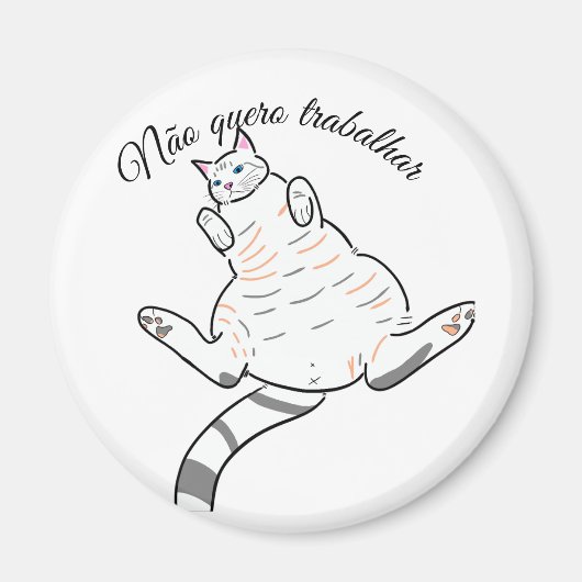 Imã de gato, frases magneet (Voorkant)