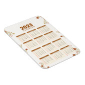 Ímã Flexível MINI CALENDAR 2023 Magneet (Rechterzijde)