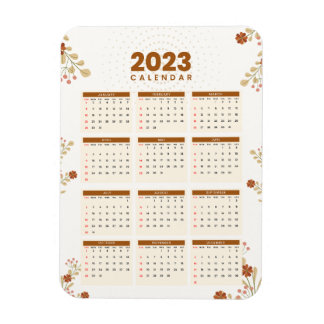 Ímã Flexível MINI CALENDAR 2023 Magneet
