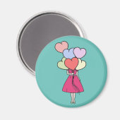 Imã fofo de Geladeira Magneet (Voorkant / Achterkant)