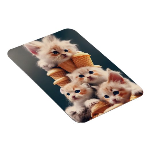 ímã gatinhos e sorvetes magneet (Rechterzijde)