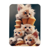 ímã gatinhos e sorvetes magneet (Verticaal)