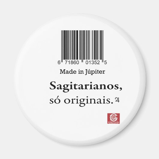 Ímã "Made in Júpiter" Magneet (Voorkant)