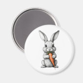 Imã Redondo Coelho da Páscoa Magneet (Voorkant / Achterkant)