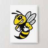 Imabee Omgekeerde Grappige Bij Button (Voorkant)