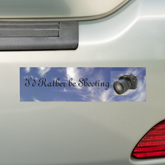 IMAG0160, Canon-7d, ik zou liever afschieten Bumpersticker (Op auto)