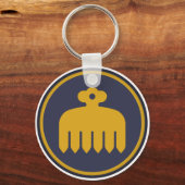 Imagawa Clan Kamon Sleutelhanger (Voorkant)