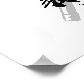 Imagawa Yoshimoto Warrior of Tokaido Calligraphy Poster (Hoek)