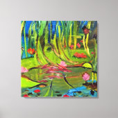 Image : A beautiful lagoon. Canvas Afdruk (Voorkant)