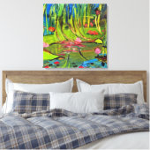 Image : A beautiful lagoon. Canvas Afdruk (Insitu (Slaapkamer))