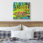 Image : A beautiful lagoon. Canvas Afdruk (Insitu (Slaapkamer))