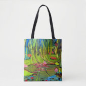 Image: A beautiful lake. Tote Bag (Voorkant)