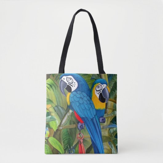 image: macaws from Brazil. Tote Bag (Voorkant)