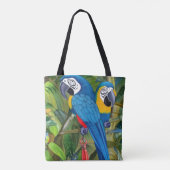 image: macaws from Brazil. Tote Bag (Achterkant)