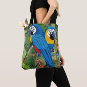 image: macaws from Brazil. Tote Bag (Dichtbij)