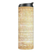 Image of defocused stadium lights. thermosbeker (Gedraaid links)