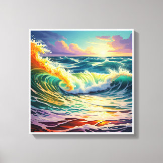 Image printed on canvas for beautiful colors, 202 afdruk