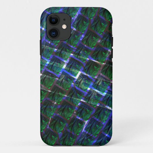 Imagem verde sob grade metálica flutuante? Case-Mate iPhone case (Achterkant)