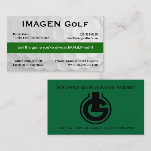 iMAGEN 91 Visitekaartje (Voorkant / Achterkant)