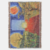 Imagen de mi obra arte La puesta del sol Deken (Voorkant Verticaal)