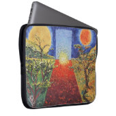 Imagen de mi obra arte La puesta del sol Laptop Sleeve (Voorkant Rechts)