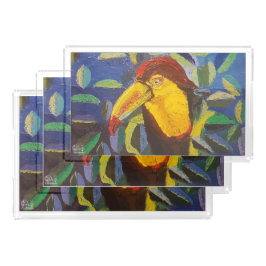 Imagen de mi obra arte Tucán Acryl Dienblad