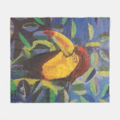 Imagen de mi obra arte Tucán Fleece Deken (Voorkant (Horizontaal))