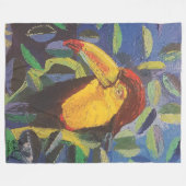 Imagen de mi obra arte Tucán Fleece Deken (Voorkant (Horizontaal))