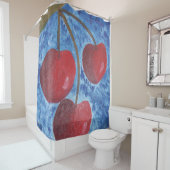 Imagen de mi obra Cerezas Douchegordijn (In situ)