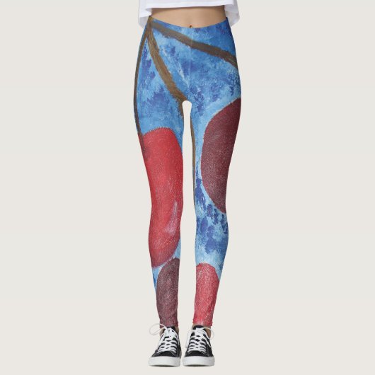 Imagen de mi obra Cerezas Leggings (Voorkant)