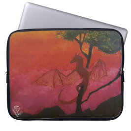  Imagen de mi obra Fantasía y realidad Laptop Sleeve