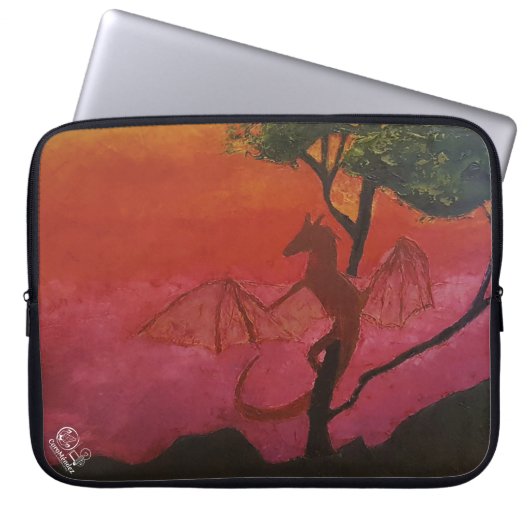 Imagen de mi obra Fantasía y realidad Laptop Sleeve (Voorkant)