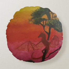 Imagen de mi obra Fantasía y realidad Rond Kussen