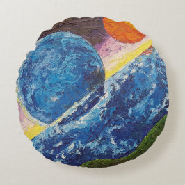 Imagen de mi obra Horizonte Rond Kussen