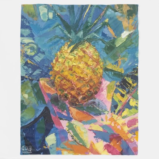 Imagen de mi obra Piña Fleece Deken (Voorkant)