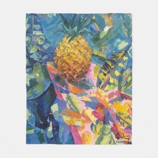 Imagen de mi obra Piña Fleece Deken (Voorkant)