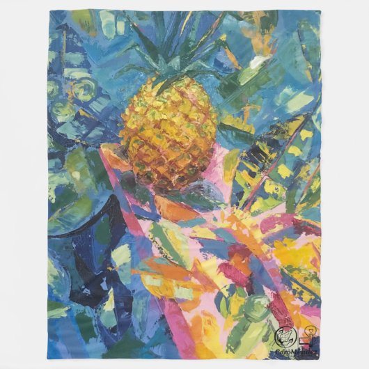Imagen de mi obra Piña Fleece Deken (Voorkant)