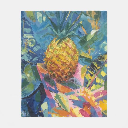 Imagen de mi obra Piña Fleece Deken (Voorkant)