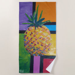 Imagen de mi obra Piña. Serie Strandlaken