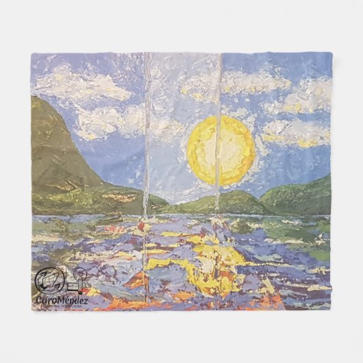 Imagen de mi obra Una ventana al mundo Fleece Deken (Voorkant (Horizontaal))